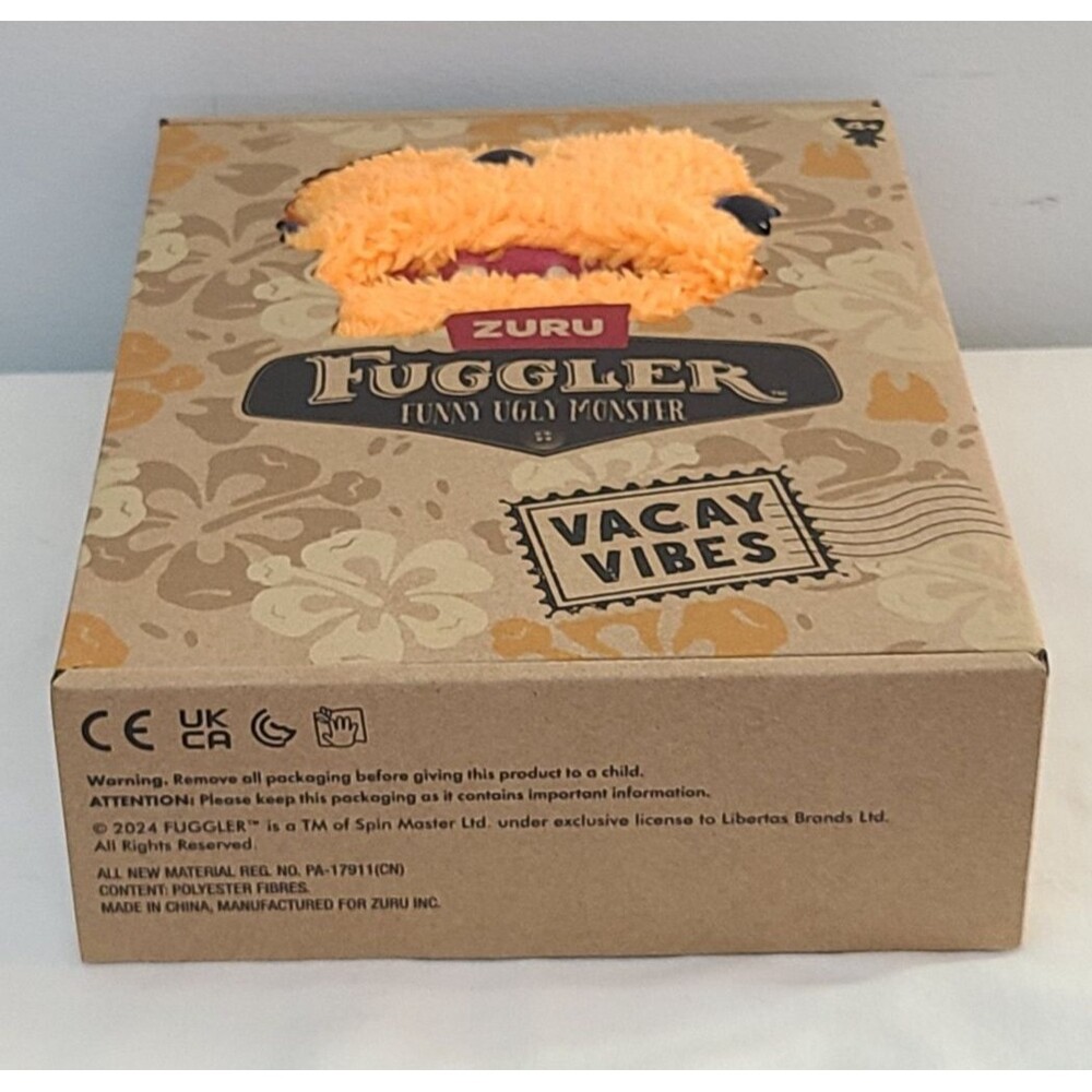Zuru Fuggler Funny Ugly Monster Vacay Vibes Reek-O-Orange Plush Toy Collectible - Picture 5 of 7